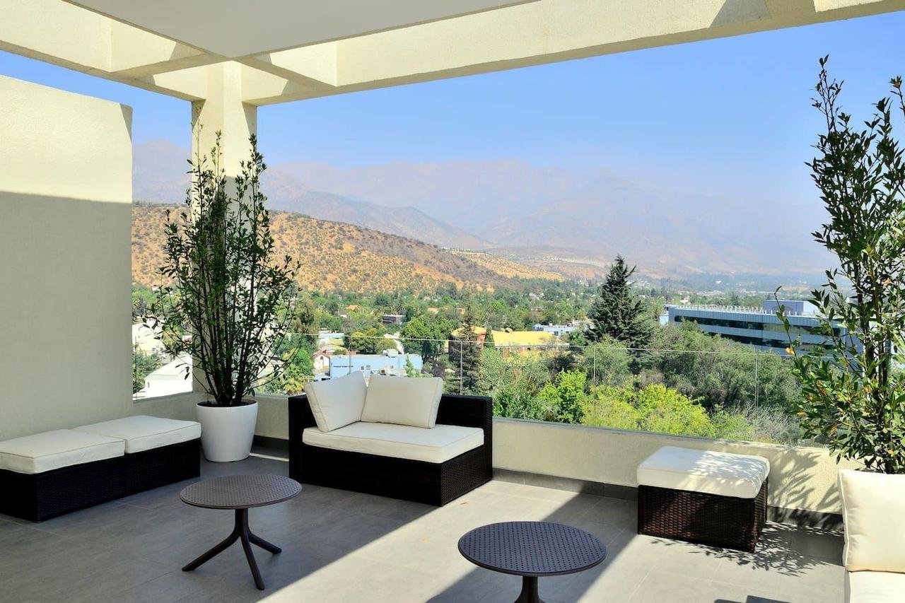 Lotus Blanc Studio- W/ Mountain View, Pool And Gym 圣地亚哥 外观 照片