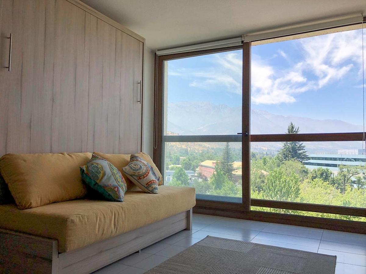 Lotus Blanc Studio- W/ Mountain View, Pool And Gym 圣地亚哥 外观 照片