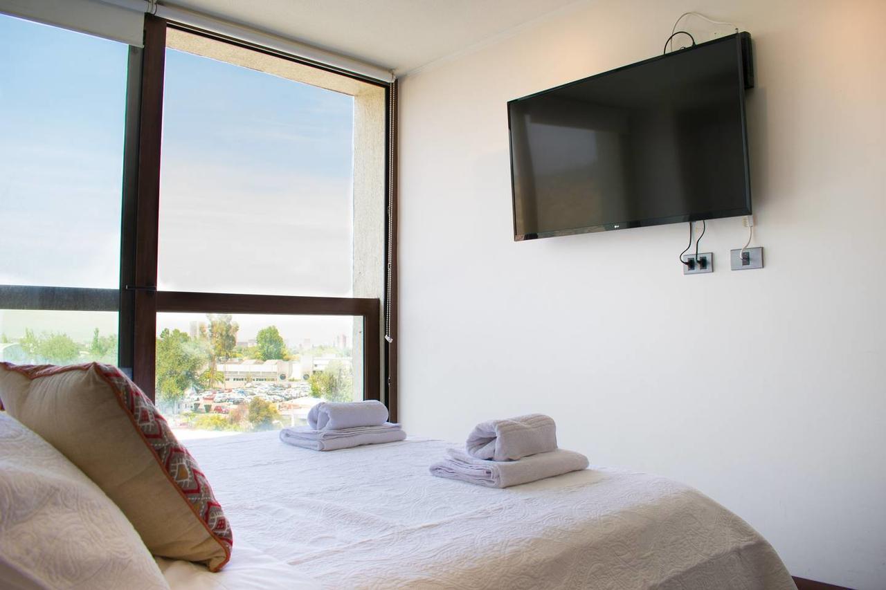 Lotus Blanc Studio- W/ Mountain View, Pool And Gym 圣地亚哥 外观 照片